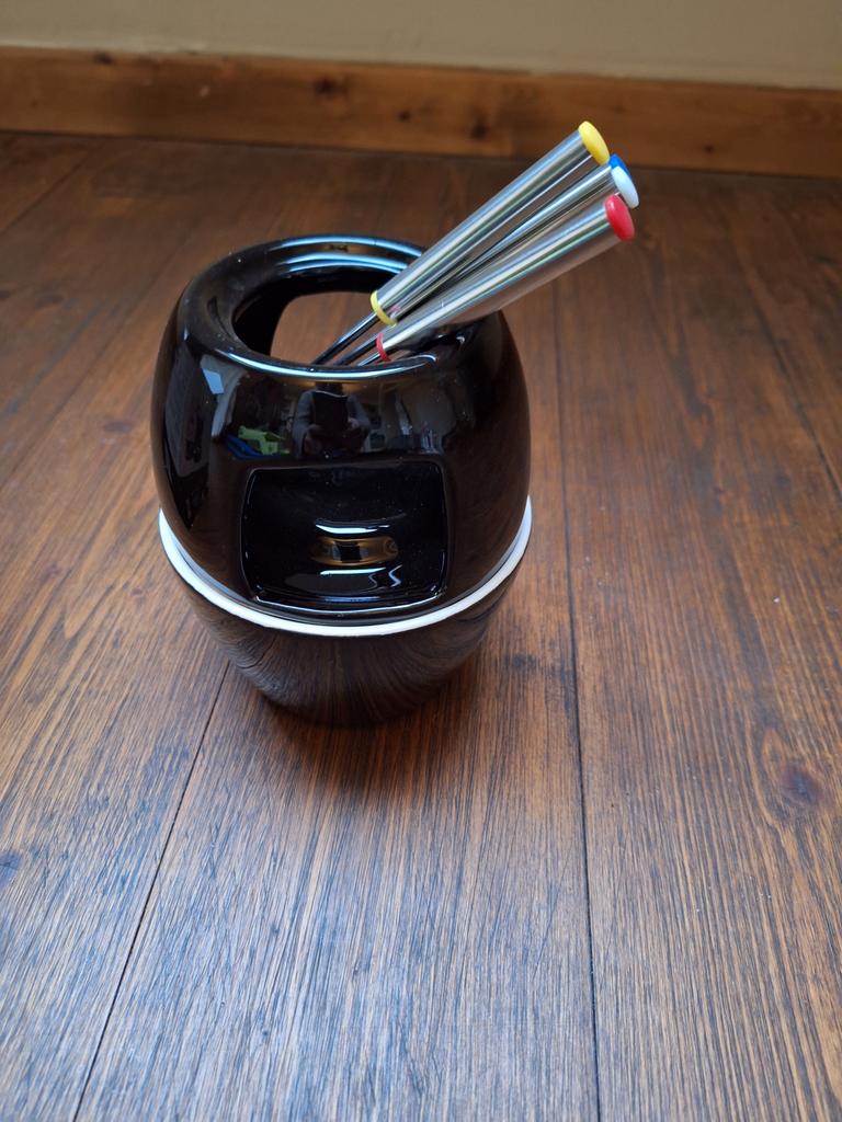 Chocolade fondue, Ophalen, Zo goed als nieuw