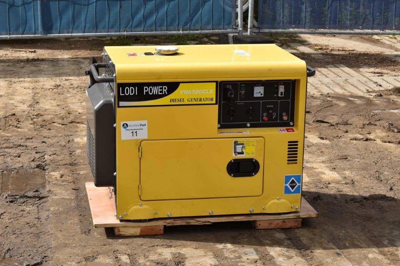 Lodi Power YN6500CLE Diesel Generator - Silent 230V, Doe-het-zelf en Bouw, Aggregaten, Ophalen
