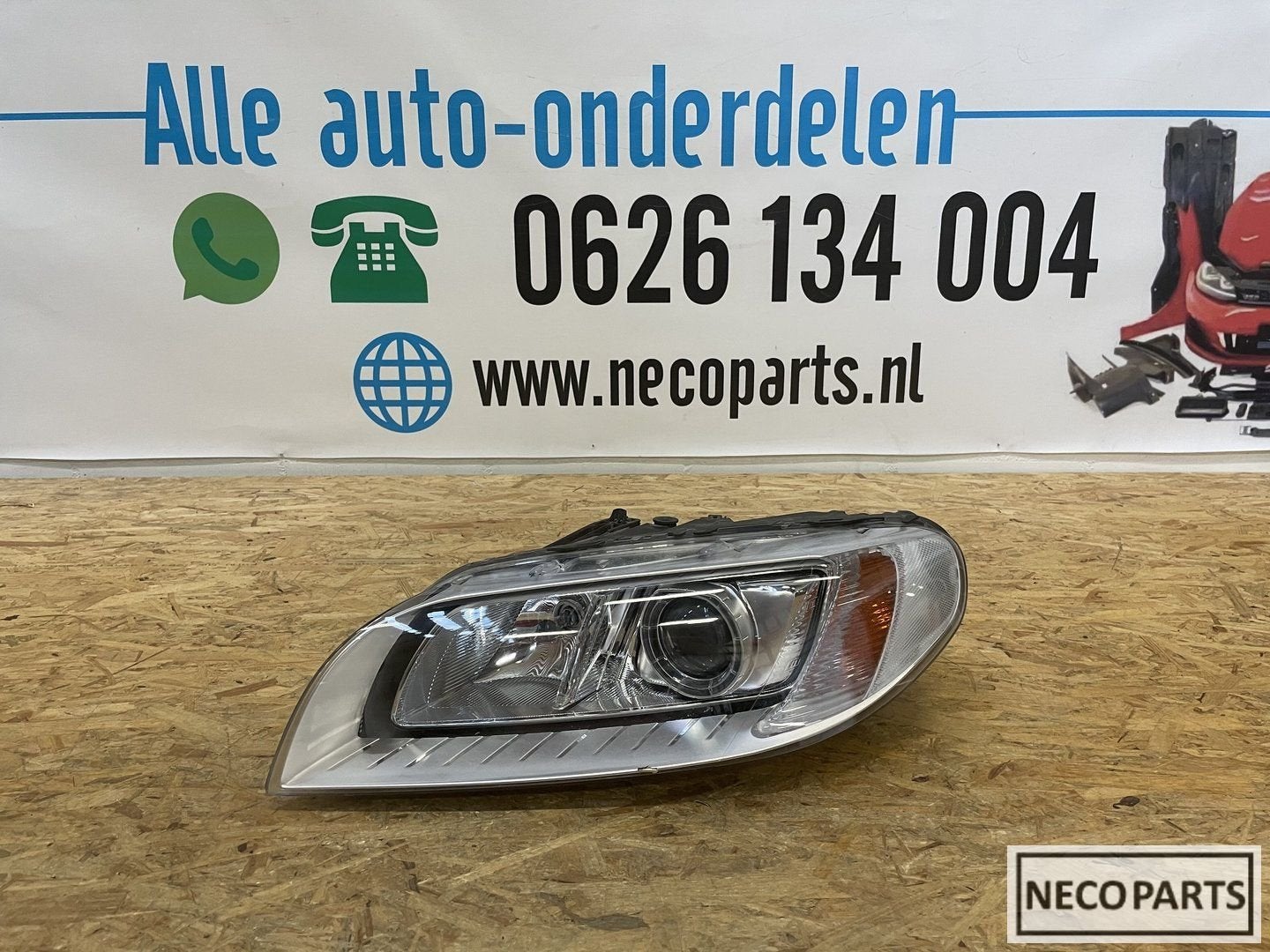 VOLVO V70 XC70 S70 XENON KOPLAMP LINKS 31420013, Gebruikt, -, -, Ophalen of Verzenden