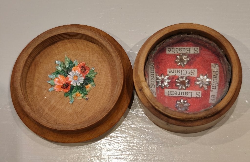Objets religieux anciens 2 reliquaires de voyage XIX/XXe, Enlèvement ou Envoi