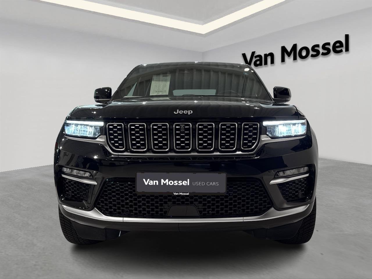 Jeep Grand Cherokee 2.0 4xe 380 PHEV 4WD Summit Reserve, Auto's, Automaat, Stof, Gebruikt, Zwart