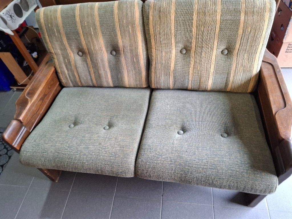 eiken tweezit, Antiek en Kunst, Ophalen