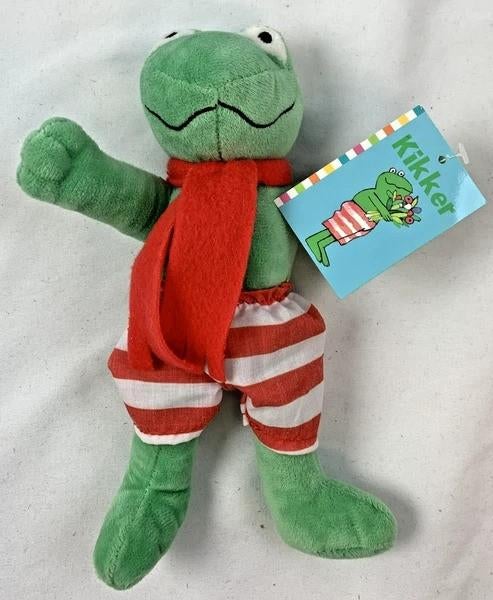 Max Velthuijs Kikker Knuffel 20cm Bambolino Toys Nieuw, Kikker, Groen, Middelgroot (20 tot 80 cm), Verzenden