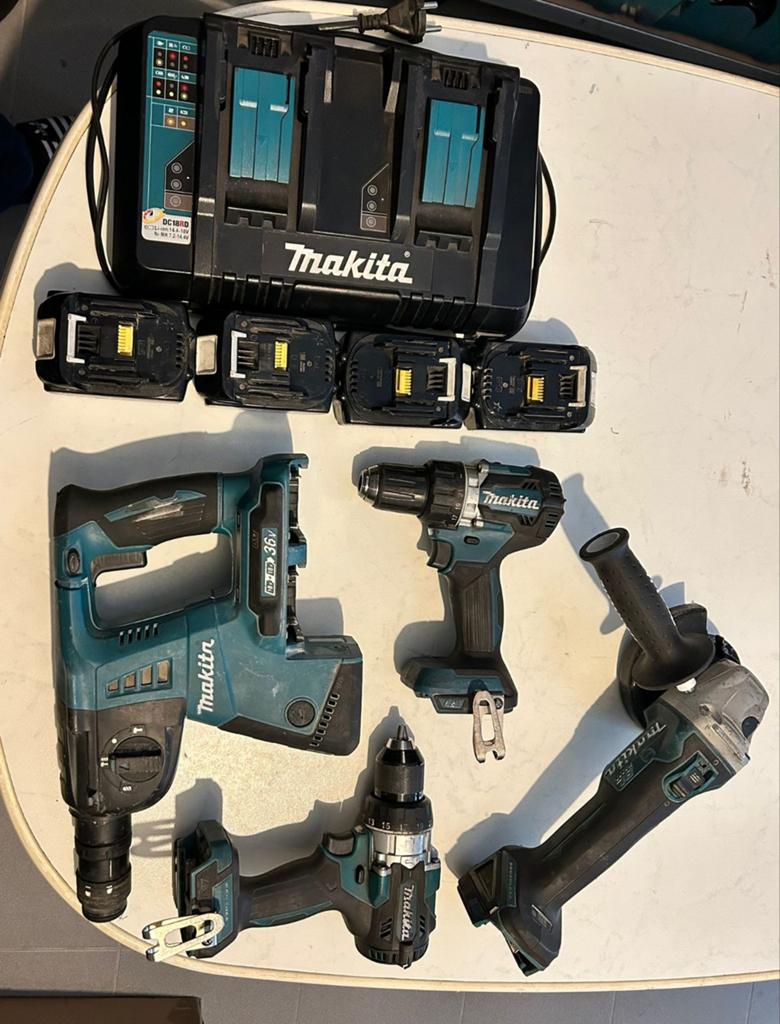 4pack makita, Enlèvement
