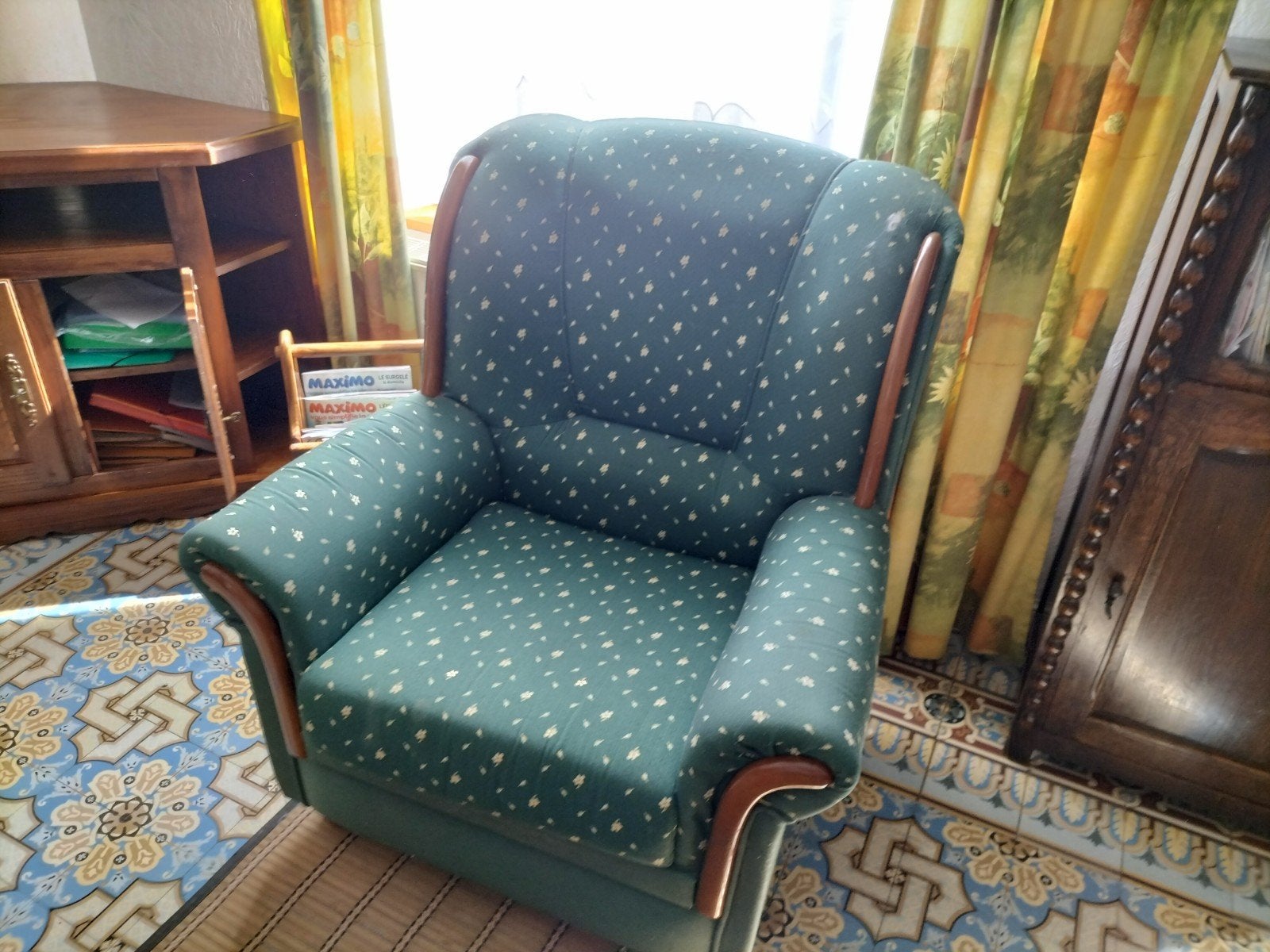 Canapé + 2 fauteuils, Maison & Meubles, Enlèvement ou Envoi, Tissus