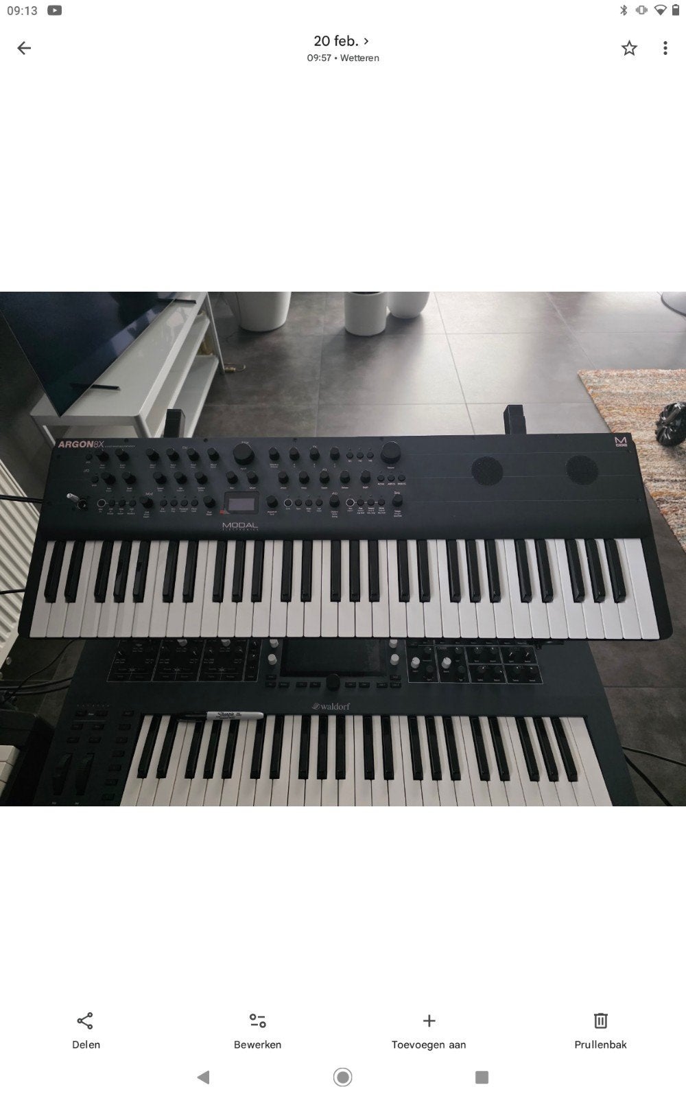 Modal argon 8x, Muziek en Instrumenten, Overige merken, 61 toetsen, Ophalen of Verzenden, Zo goed als nieuw