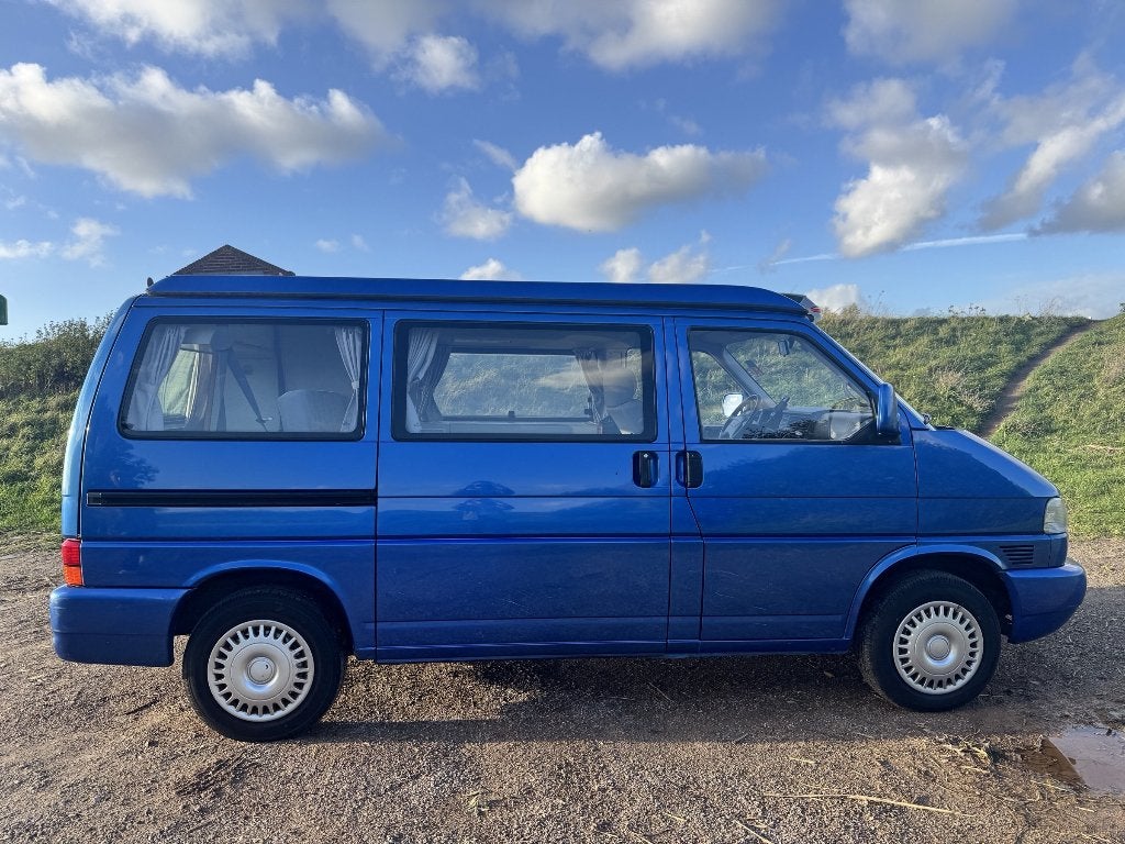 Volkswagen T4 2.5 TDI California Blue Westfalia, Auto's, Euro 2, Stof, 2100 kg, Grijs