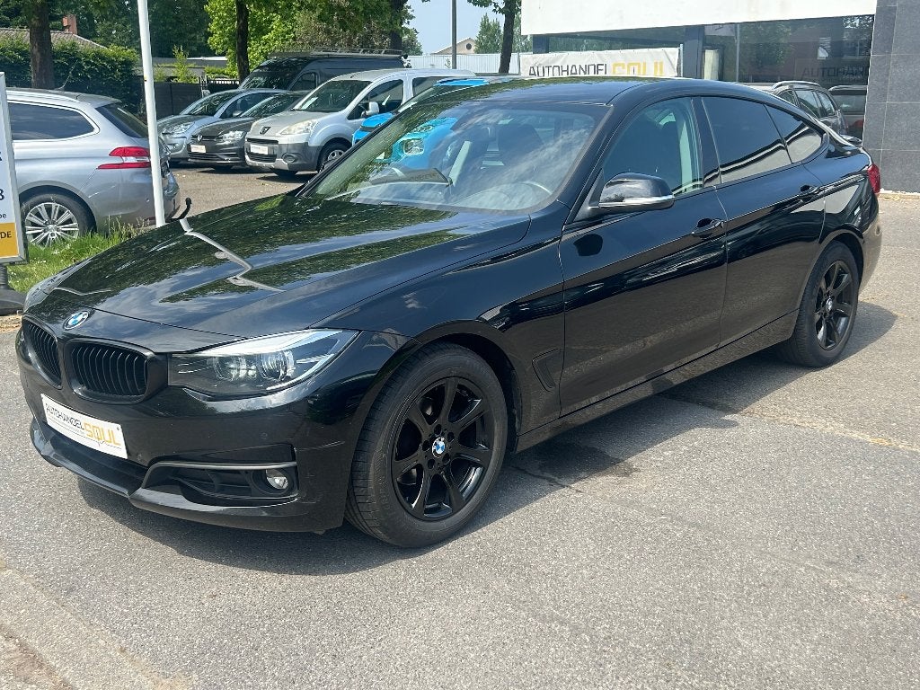 BMW 318dA GT, 2018, 181.220km, Automaat, Keuring, Garantie, Auto's, BMW, 1995 cc, 4 cilinders, Zwart, Bedrijf