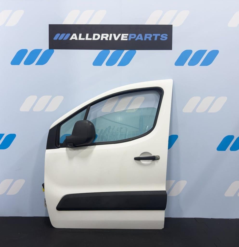 Citroen Berlingo Voorportier links wit 9002Z3, Utilisé, Porte, -, -