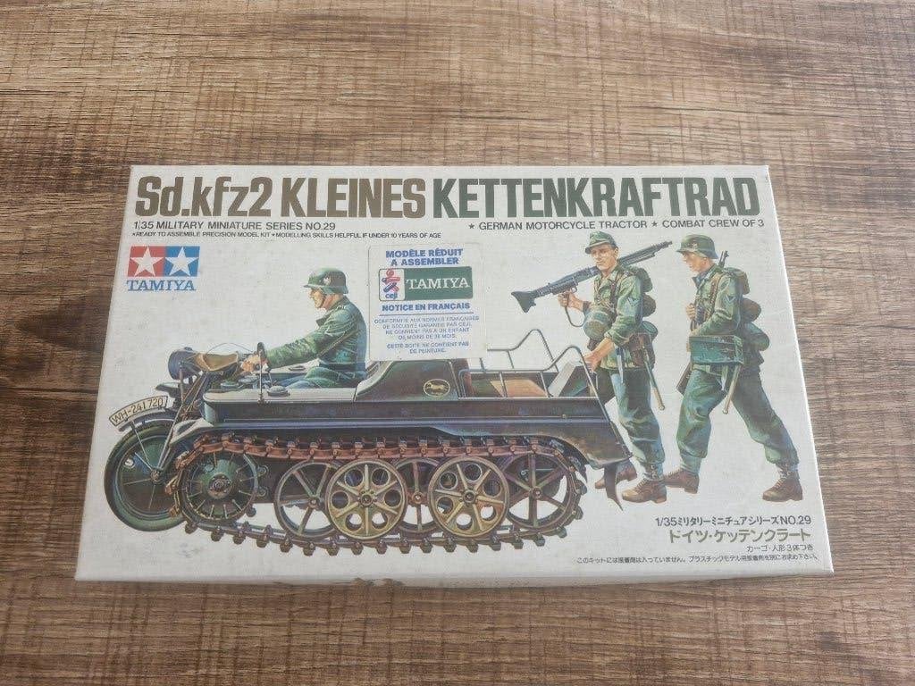 Tamiya 1/35 Sd.Kfz.2 Kleines Kettenkraftrad, 1:32 tot 1:50, Overige typen, Nieuw, Ophalen of Verzenden