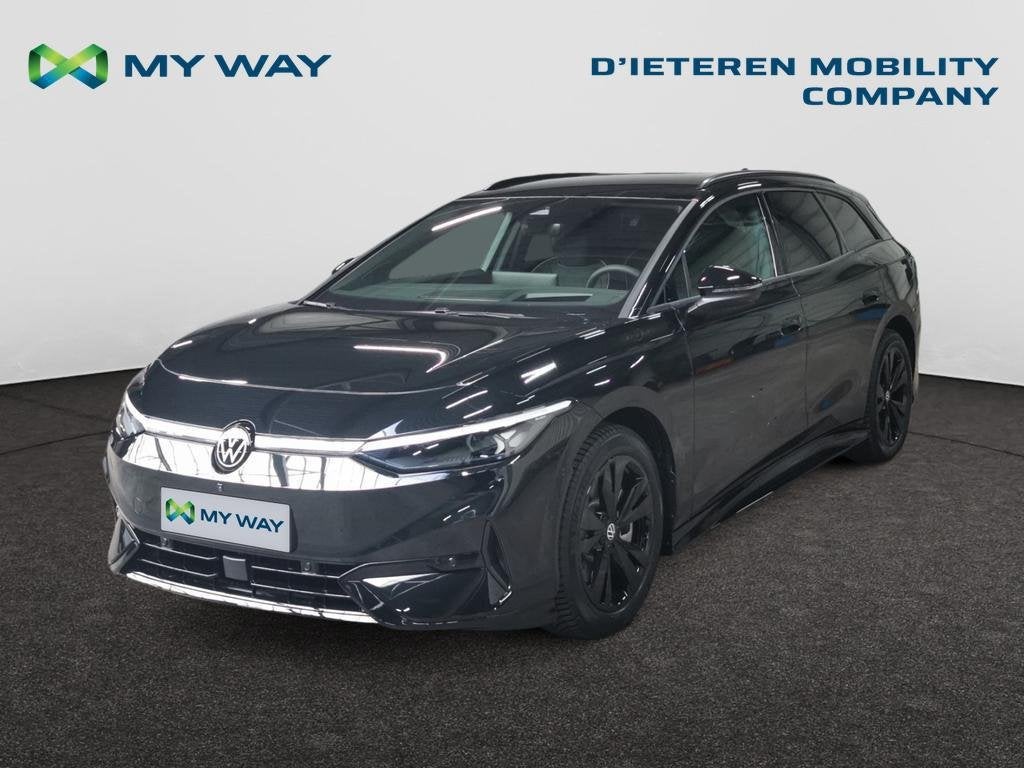 Volkswagen ID.7 Tourer ID.7 Tourer 77 kWh Pro Business Premi, Auto's, Volkswagen, Automaat, Overige modellen, Zwart, Elektrisch