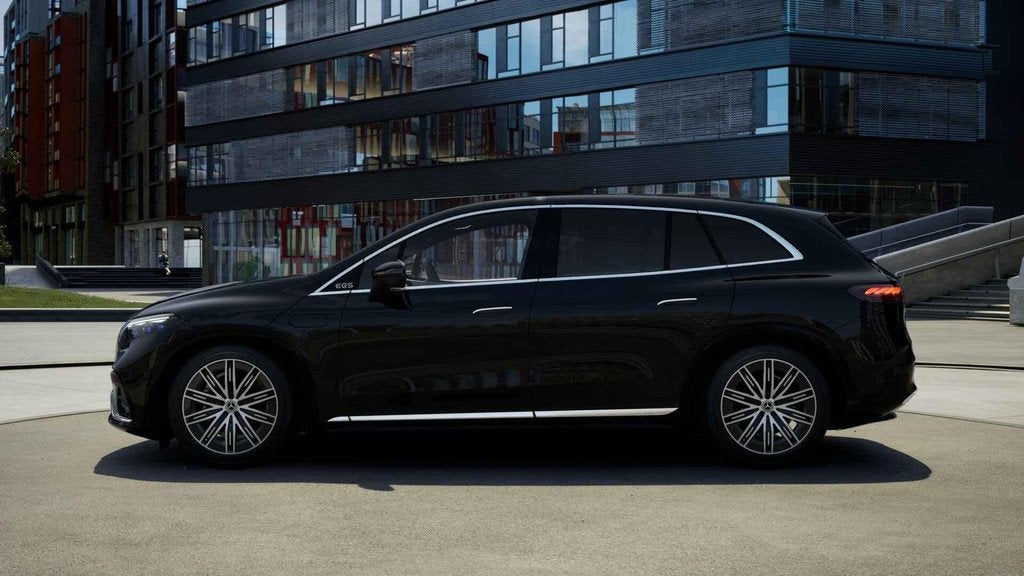 Mercedes-Benz EQS-Klasse 450 4MATIC SUV AMG Line | Panoramis, Auto's, Mercedes-Benz, Automaat, 4 deurs, Gebruikt, 360 pk