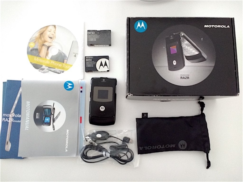 Motorola RAZR – Compleet in originele verpakking, Telecommunicatie, Ophalen of Verzenden, Gebruikt, Zwart
