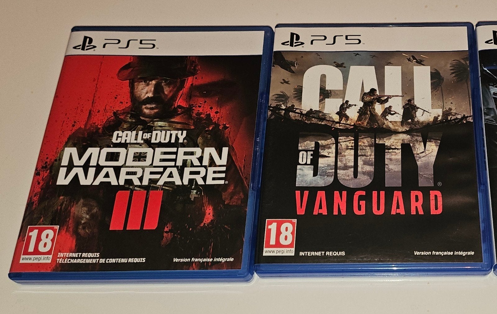 A vendre 2jeux ps5 en très bon état!,

Call of duty, Consoles de jeu & Jeux vidéo, Jeux | Sony PlayStation 5, Enlèvement ou Envoi