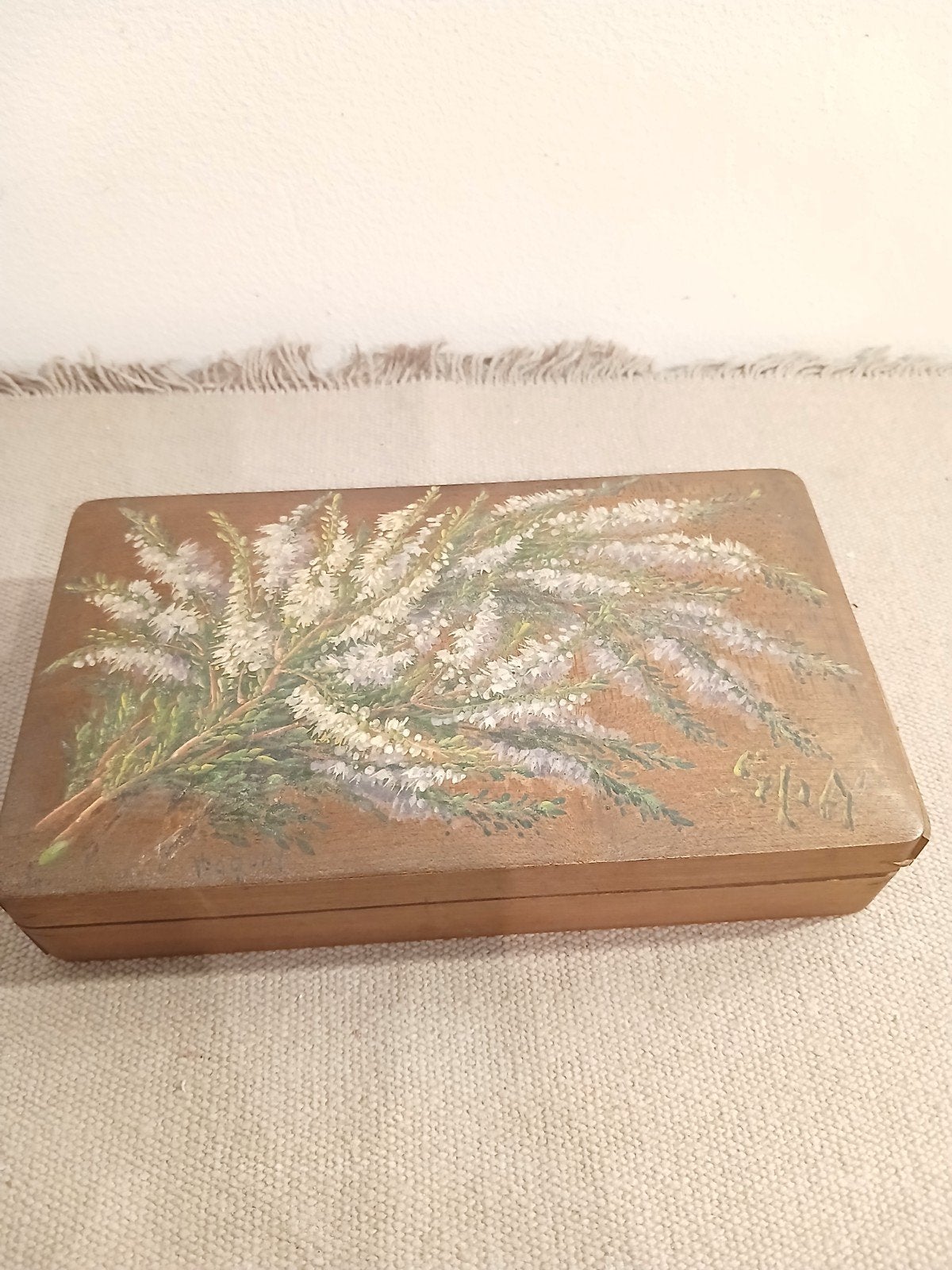 boite ancienne en bois de collection jolitès SPA V.PAQUAY, Antiquités & Art, Enlèvement ou Envoi