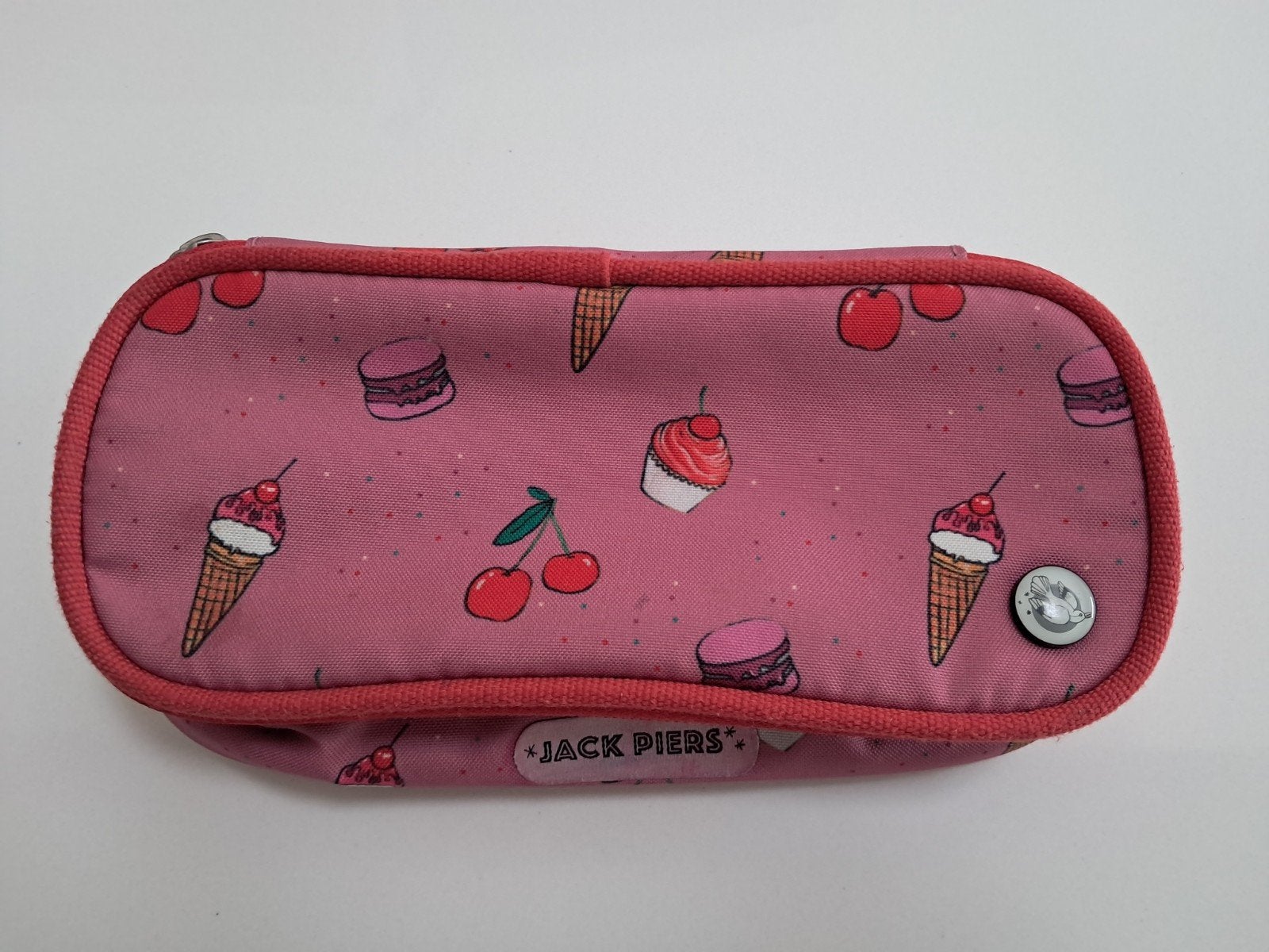 Pennenzak meisje Jack Piers Cherry Pop NIEUWSTAAT, Diversen, Schoolbenodigdheden, Ophalen
