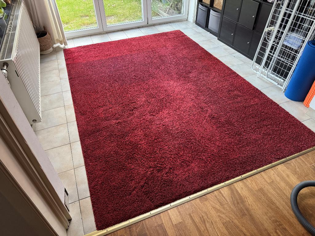 Tapijt 300 x 200, Maison & Meubles, Ameublement | Tapis & Moquettes, Rouge, 200 cm ou plus, Fluffy, 150 à 200 cm