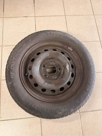 4 wielen + velgen Vredestein 195/65 15R, Auto-onderdelen, Banden en Velgen, Ophalen, Velg(en)
