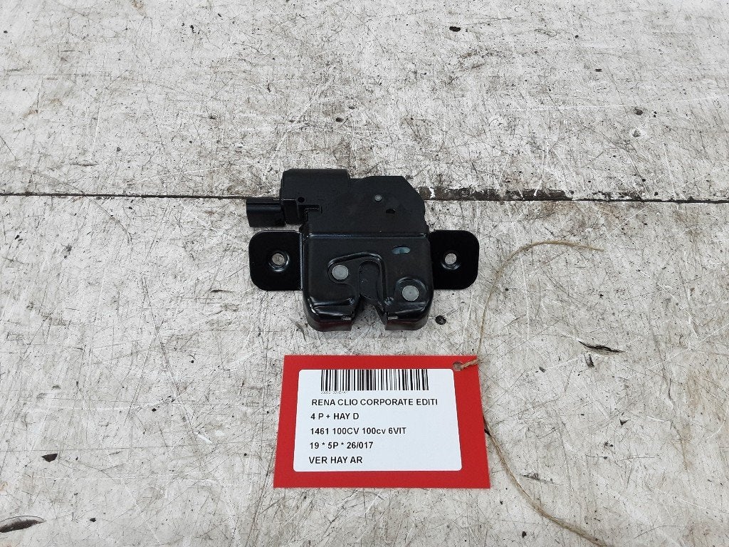 SERRURE COFFRE Renault Clio V (RJAB) (846304010R), Autos : Pièces & Accessoires, Renault, Mevr. I. Hauben, Haillon arrière, Utilisé
