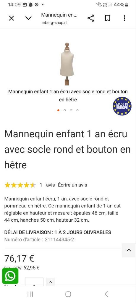 Mannequins, Articles professionnels, Aménagement de Bureau & Magasin | Pièces