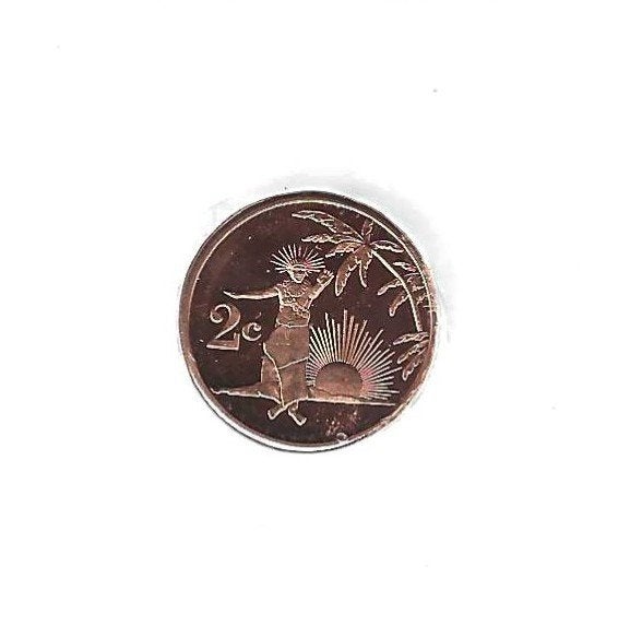 Tokelau Islands, 2 Cents 2012., Postzegels en Munten, Munten | Oceanië, Ophalen of Verzenden, Losse munt