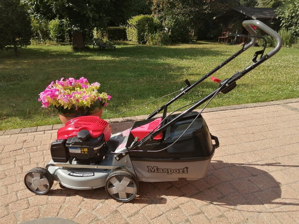 Tondeuse à gazon MASPORT, Jardin & Terrasse, Enlèvement, Utilisé, 40 à 49 cm, Tondeuses à gazon à essence