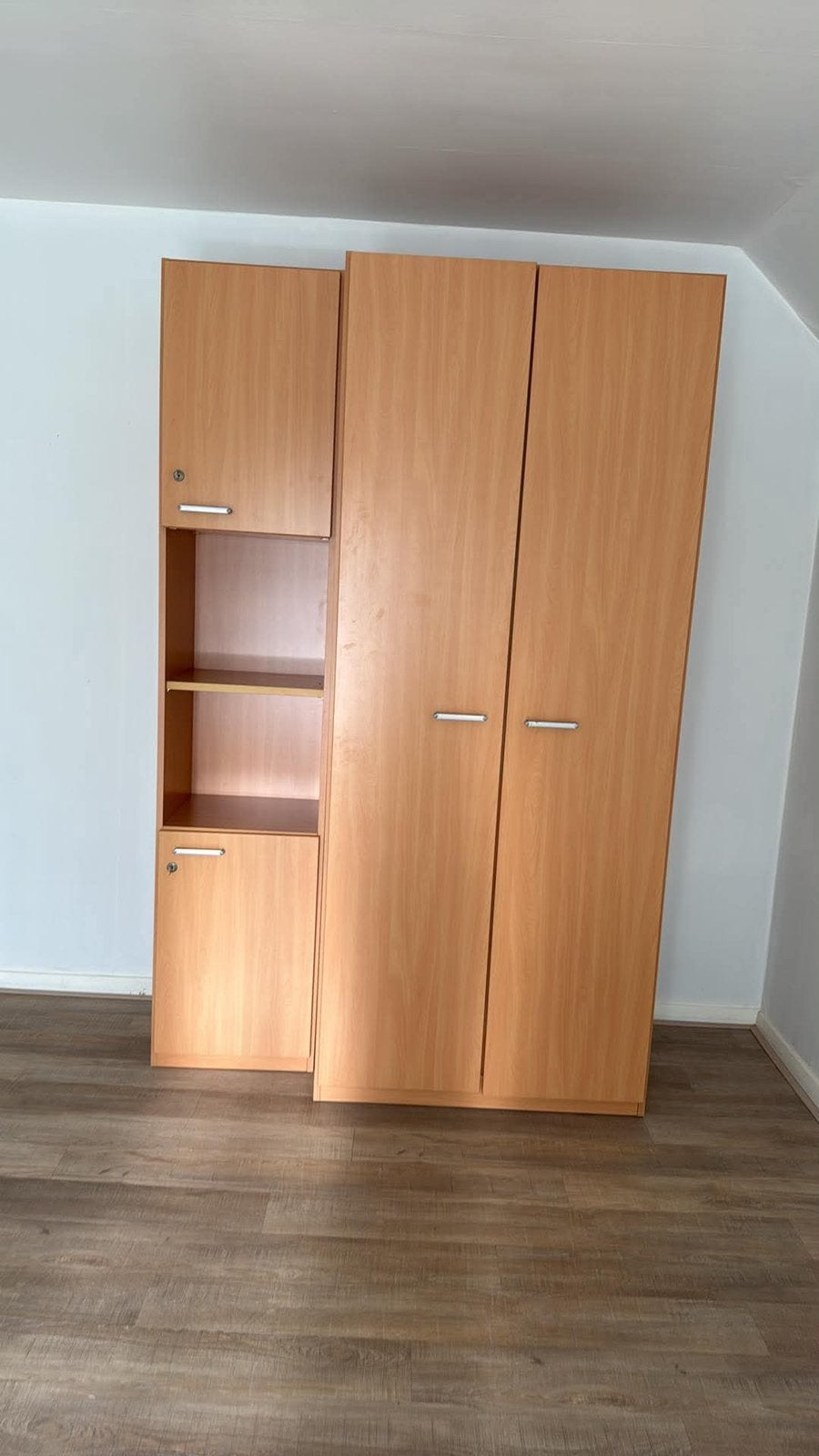 Houten kleerkast, Ophalen, 200 cm of meer, 50 tot 100 cm, Zo goed als nieuw