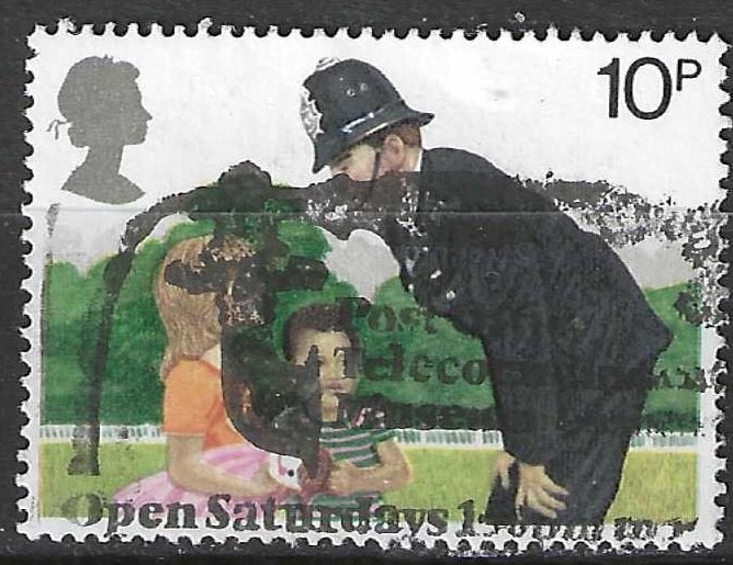 Grande-Bretagne 1979 - Yvert 913 - Officier de plice b (ST), Envoi, Affranchi