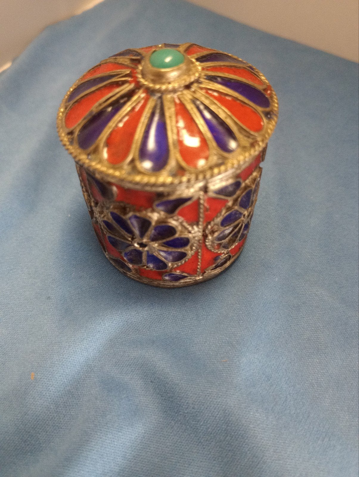 Antiek Kabyle Berber Sieradendoosje, Antiek en Kunst, Curiosa en Brocante, Ophalen of Verzenden