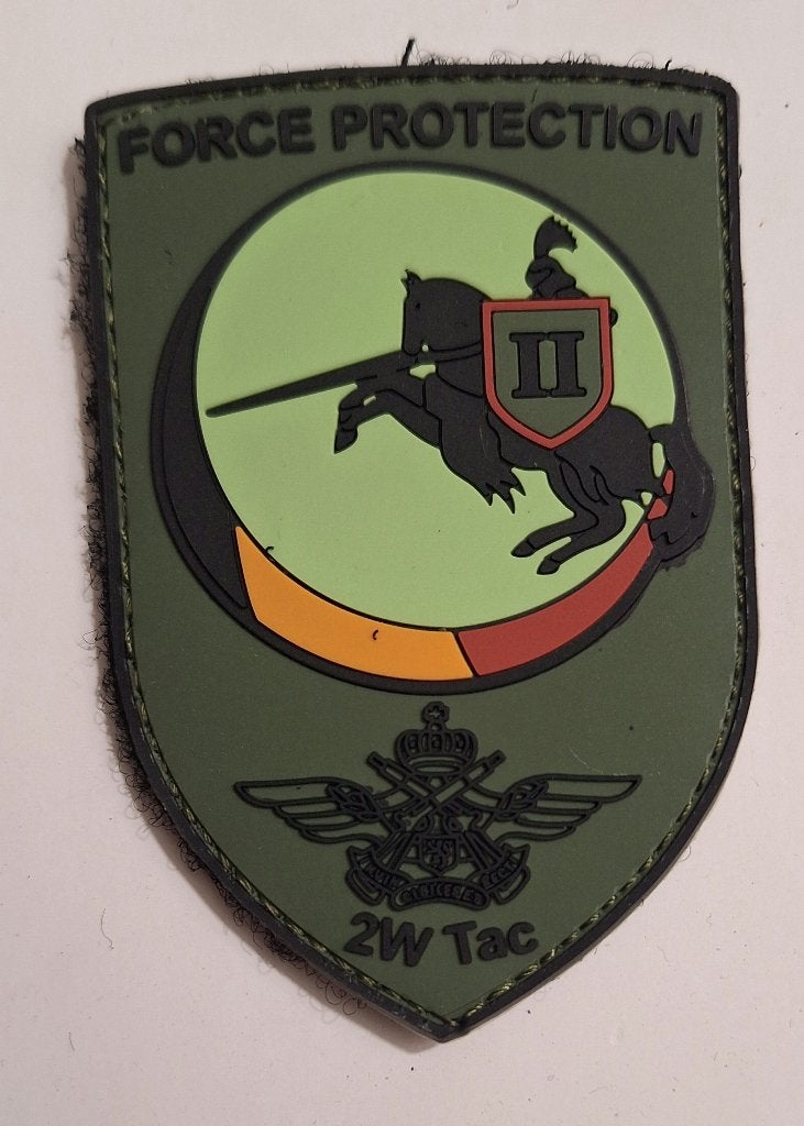 Abl Fae 2 Wing Patch-badge van de Belgische luchtmacht, Verzamelen, Militaria | Algemeen, Ophalen of Verzenden, Luchtmacht, Embleem of Badge