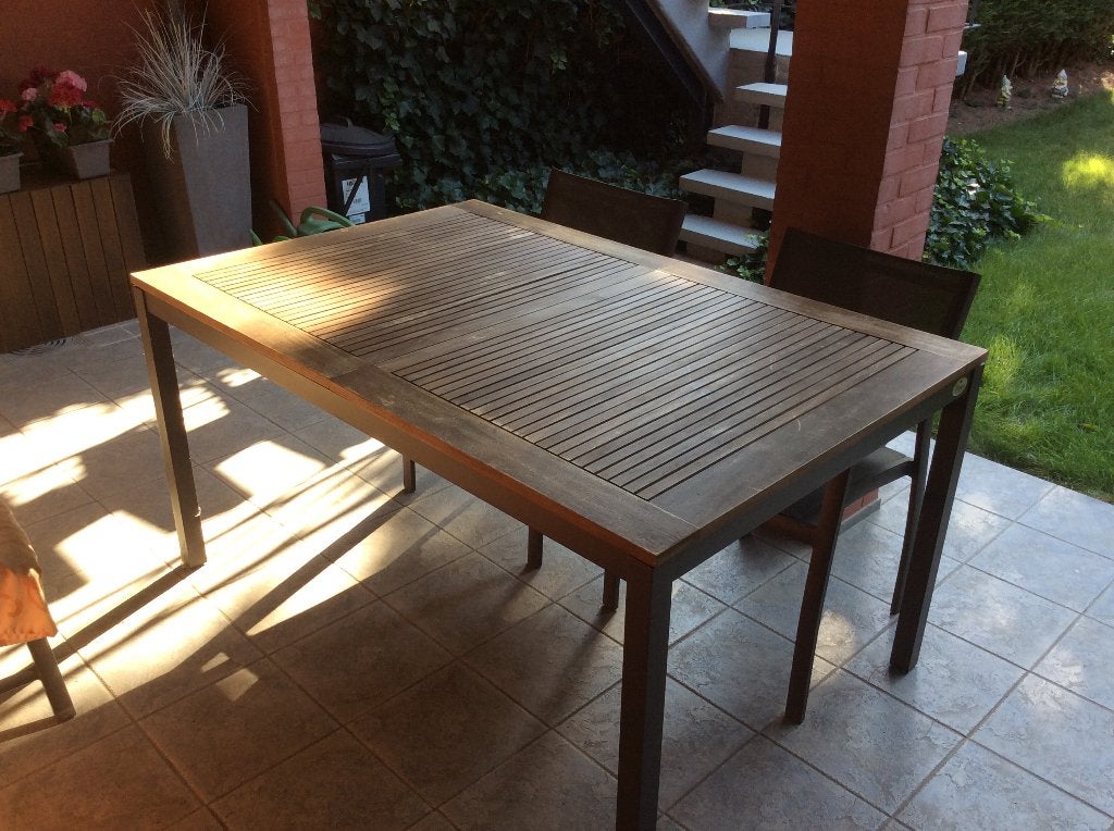 Tuintafel, Ophalen, Zo goed als nieuw, Aluminium
