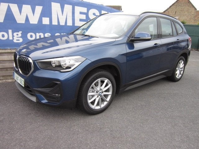 BMW X1 1.8i Sdrive PROF NAVI + OPEN PANO DAK + FACELIFT +DAB, Auto's, BMW, Stof, Blauw, Bedrijf, 5 deurs