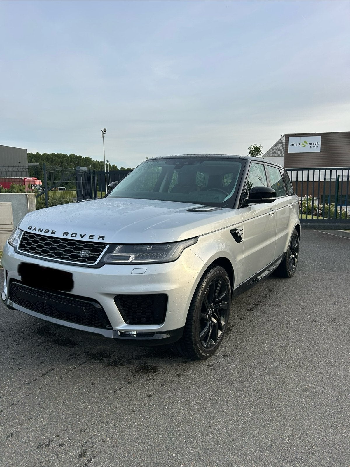 Land-Rover, sport HSE v6 258cv diesel, Auto's, Automaat, Zwart, Leder, Diesel