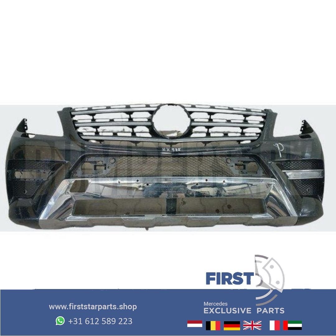 W166 ML AMG Voorbumper Mercedes M KLASSE 2011-2015 BUMPER ZW, Auto-onderdelen, Gebruikt, -, Voor, Ophalen of Verzenden