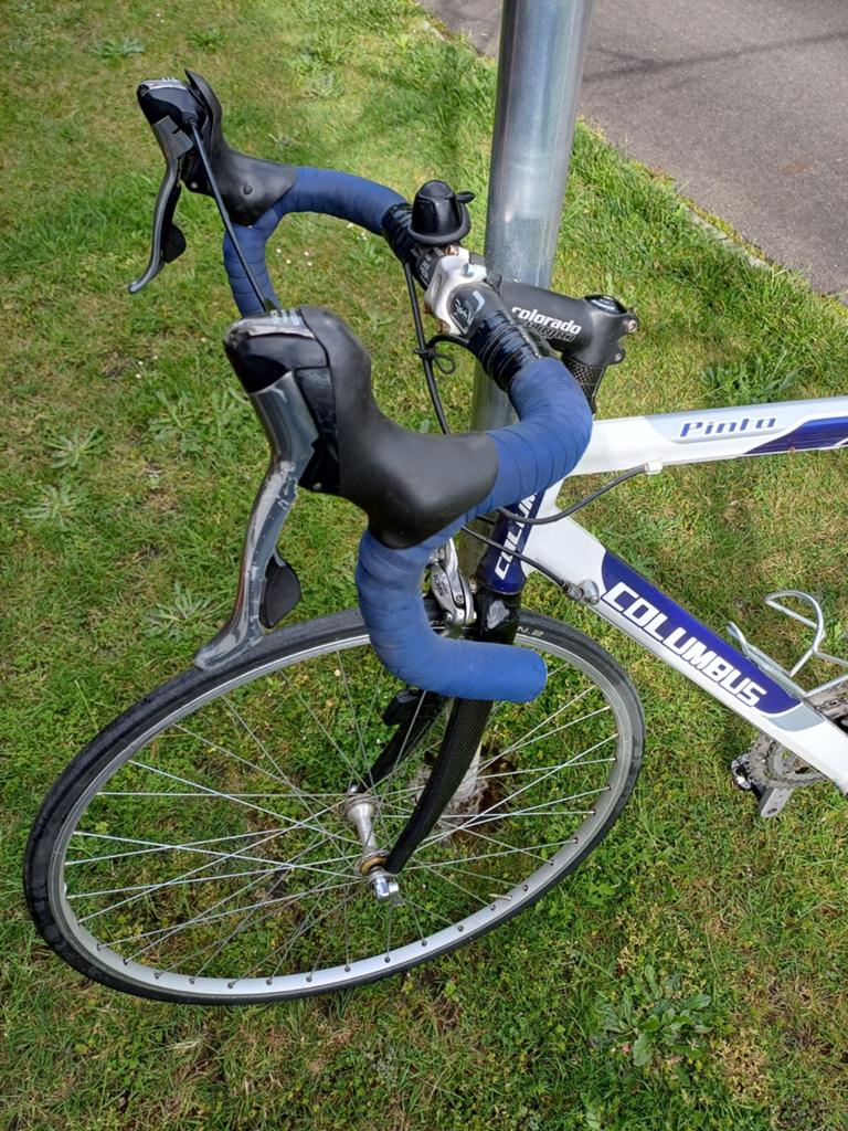 Columbus pinto koersfiets., Ophalen