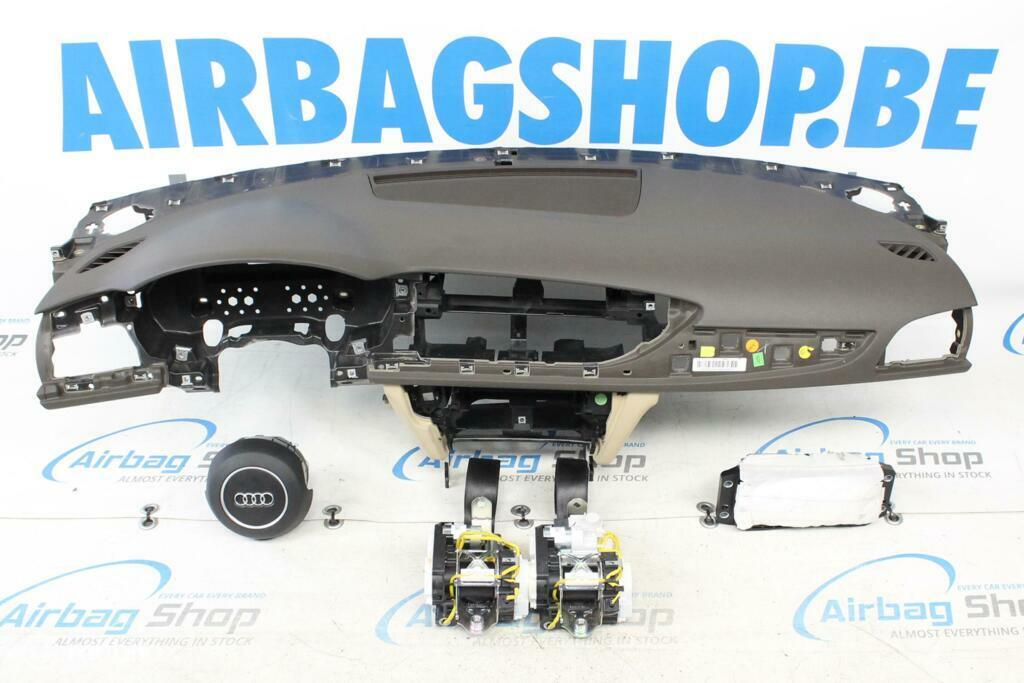 Airbag kit Tableau de bord brun beige Audi A6 4G (2011-2018), Enlèvement ou Envoi, Utilisé