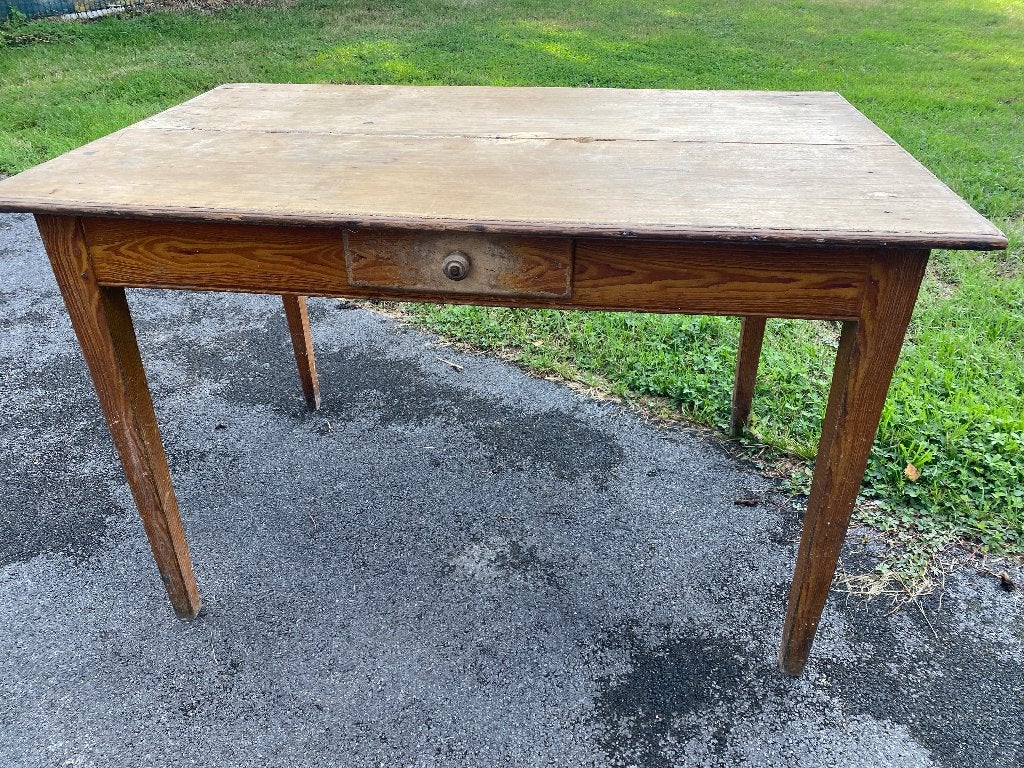 ancienne table en bois blanc, Enlèvement