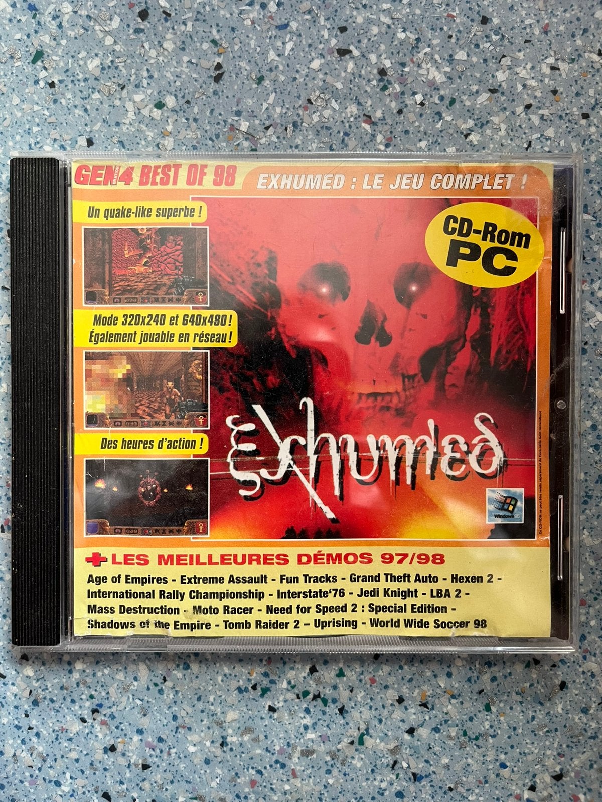 Exhumed Pc GEN4 Windows 98 + demo, Enlèvement ou Envoi, Utilisé