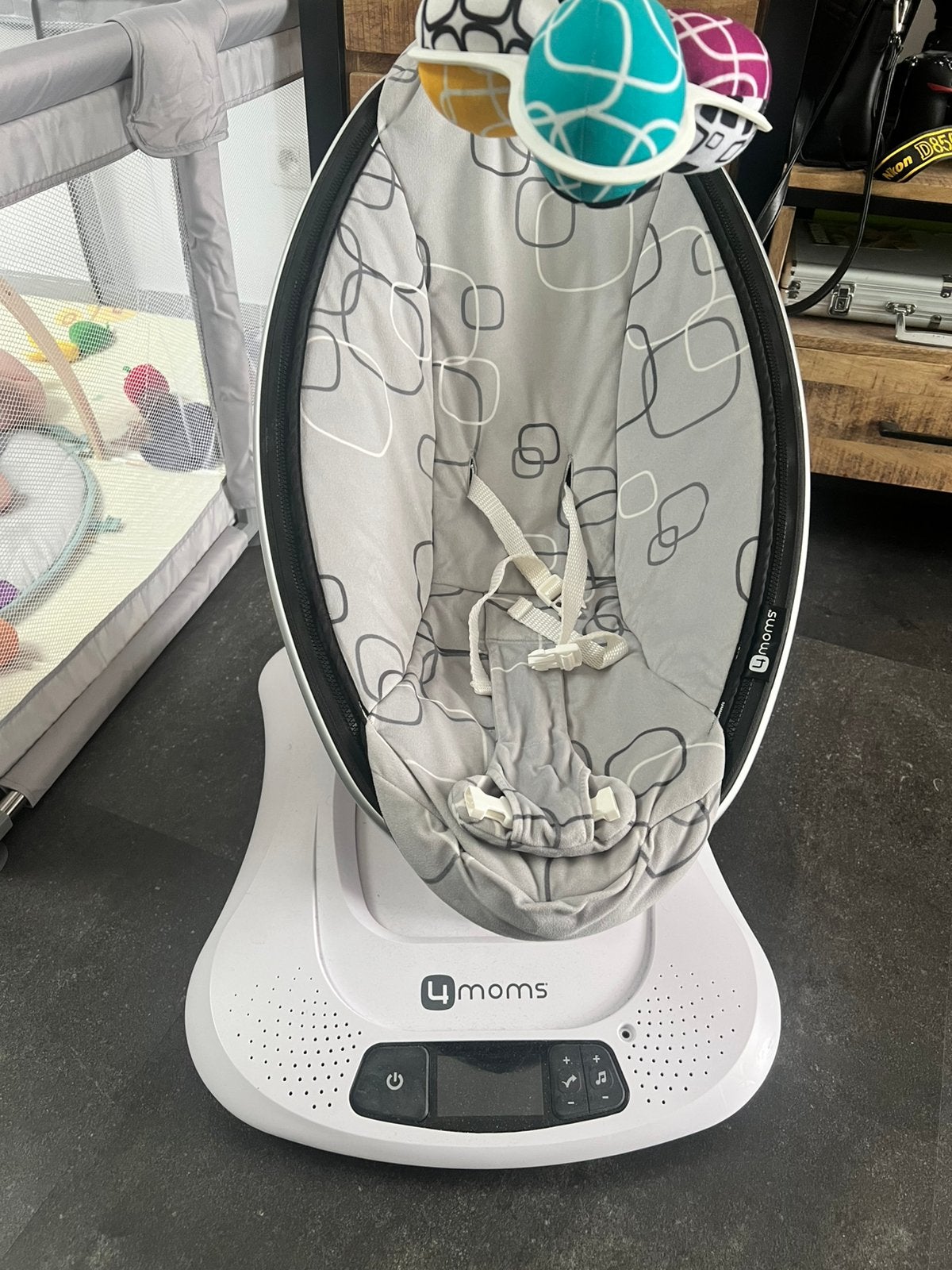 Berceau/chaise électrique pour 4 mamans avec positions, Enlèvement, Comme neuf, Berceau