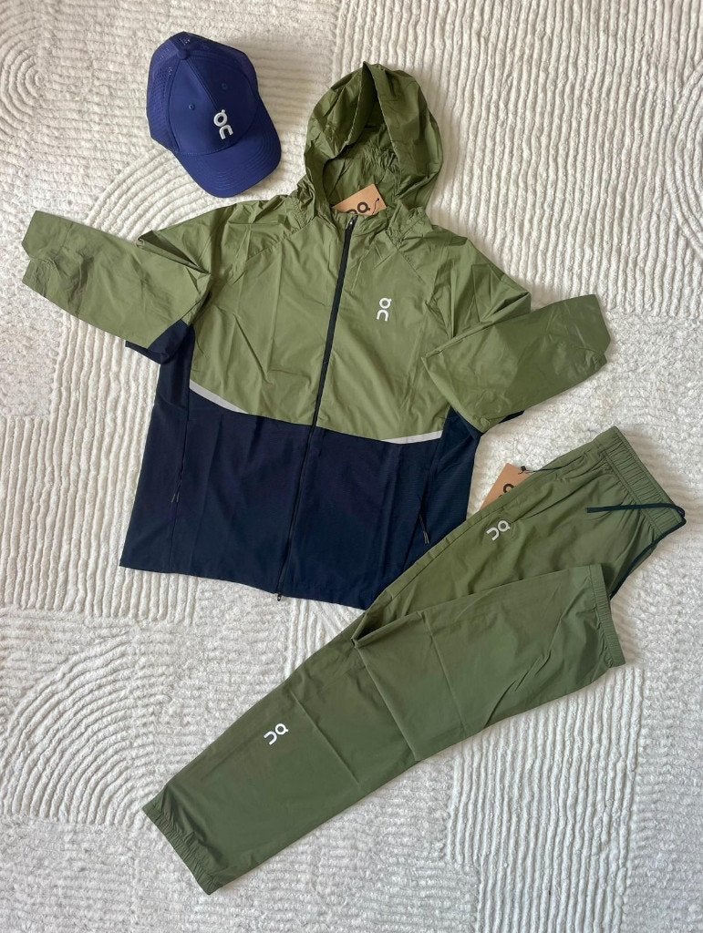 Ensemble de pluie / coupe-vent ON Running – Neuf, Enlèvement ou Envoi, Général, Vert, Neuf