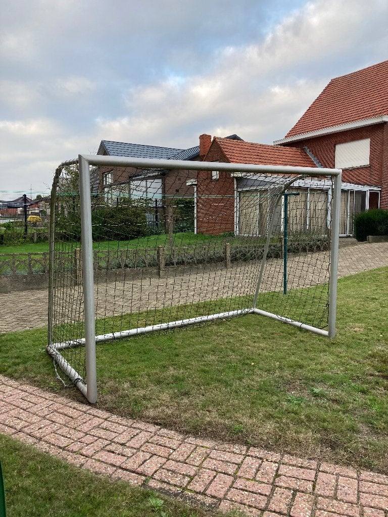 Voetbalgoal aluminium, Sports & Fitness, Enlèvement, Utilisé, Autres types