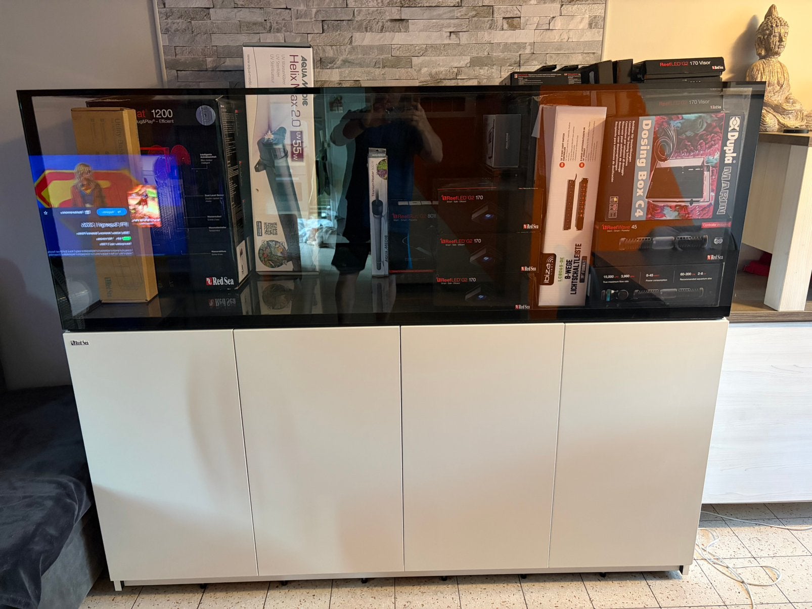 Reefer max g3 (750 litre), Red Sea, Aquarium vide, Comme neuf, Enlèvement