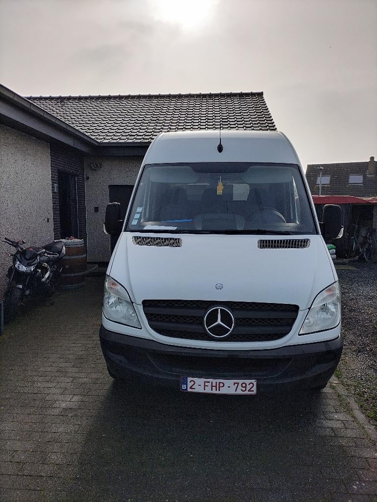 Mercedes Sprinter 310 cdi, Auto's, Bestelwagens en Lichte vracht, 4 cilinders, Wit, Mercedes-Benz, Grijs