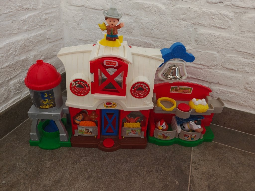 Fisher price Little People boerderij, Kinderen en Baby's, Speelgoed | Fisher-Price, Ophalen, Zo goed als nieuw, Speelset, Met licht