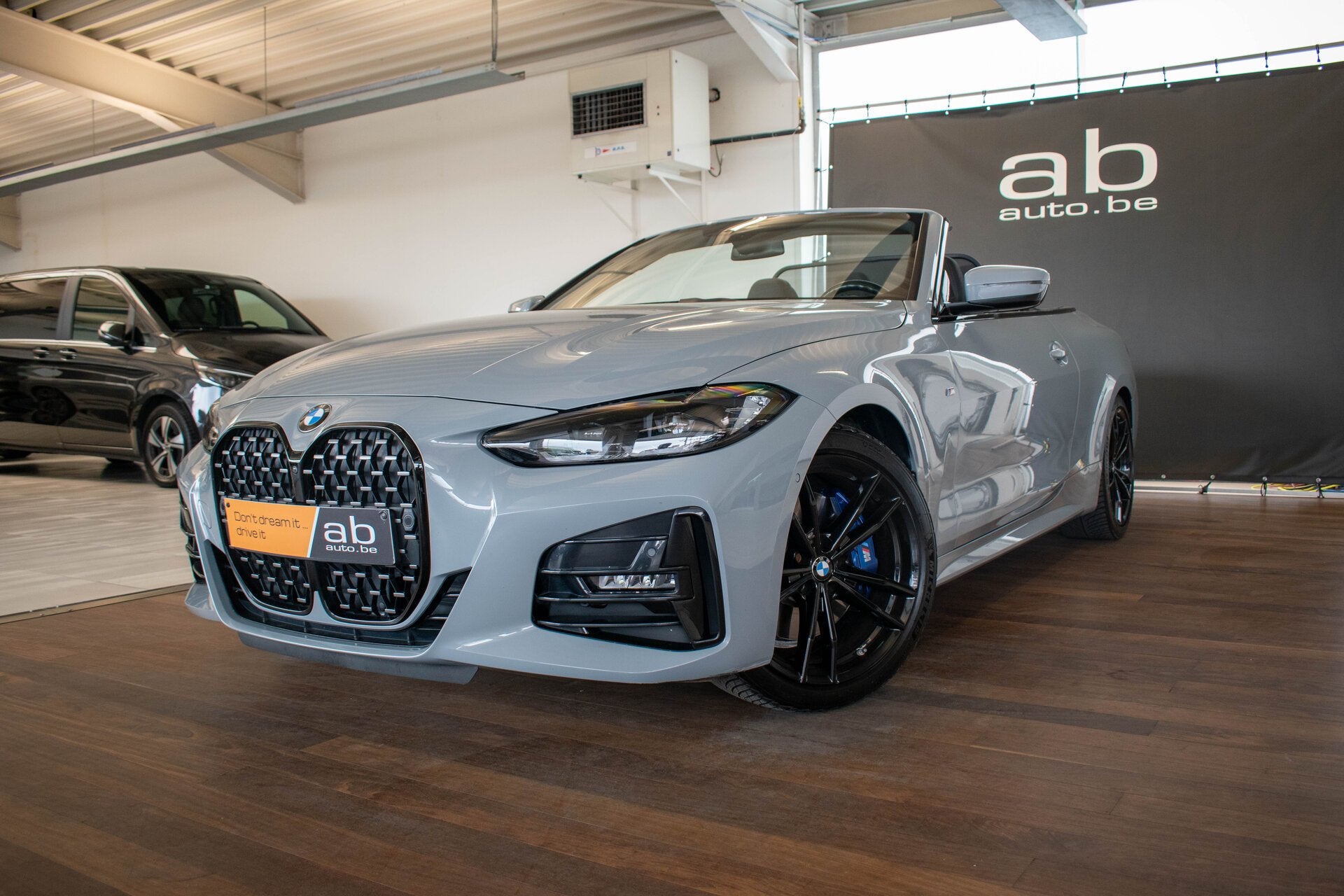 BMW 420 i CABRIO M-SPORT, CARPLAY, STUUR + ZETELVERW., LED,, 0 kg, Argent ou Gris, Achat, Euro 6