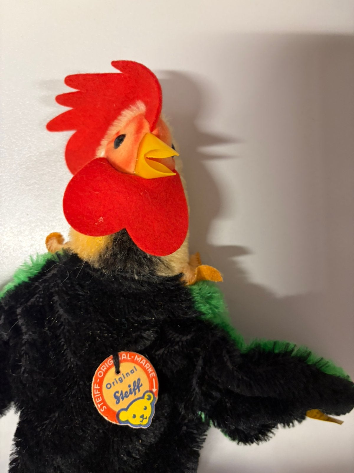 Marionnette Steiff Coq 7211/18 – Original Steiff, Collections, Enlèvement ou Envoi, Comme neuf, Steiff