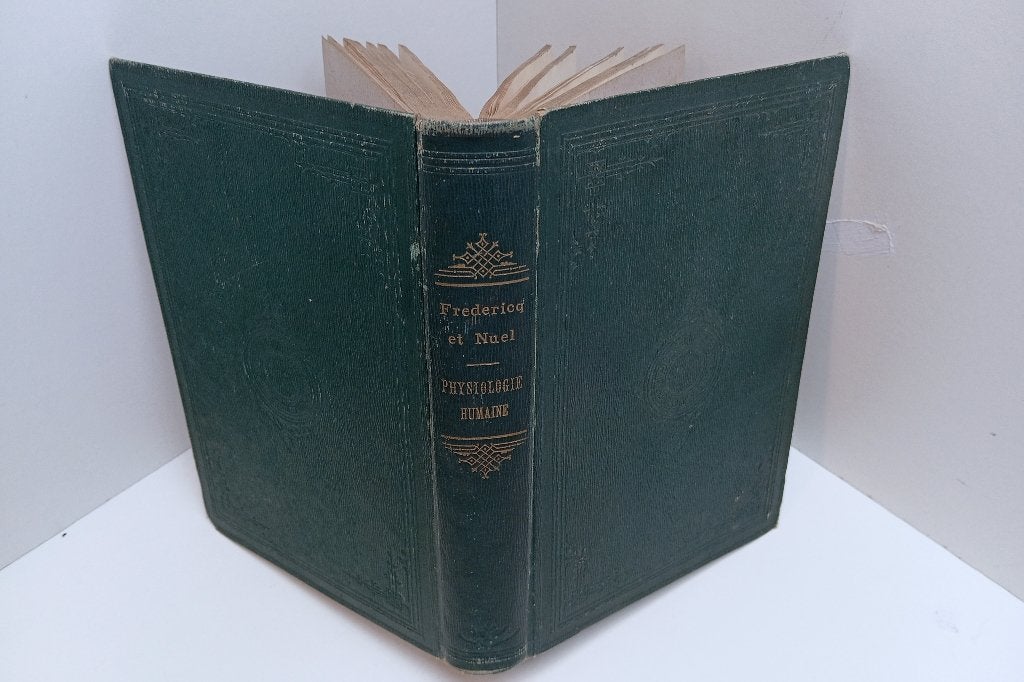 ZELDZAAM GESIGNEERD BOEK 1883 FREDERICQ ET NUEL PHYSIOLOGIE, Antiek en Kunst, Ophalen of Verzenden