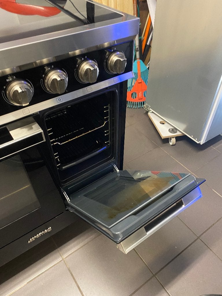 Smeg Inductie Fornuis 11KW met 5 pits kookplaat,dubbele oven, Electroménager, Classe énergétique A ou plus économe, 85 à 90 cm