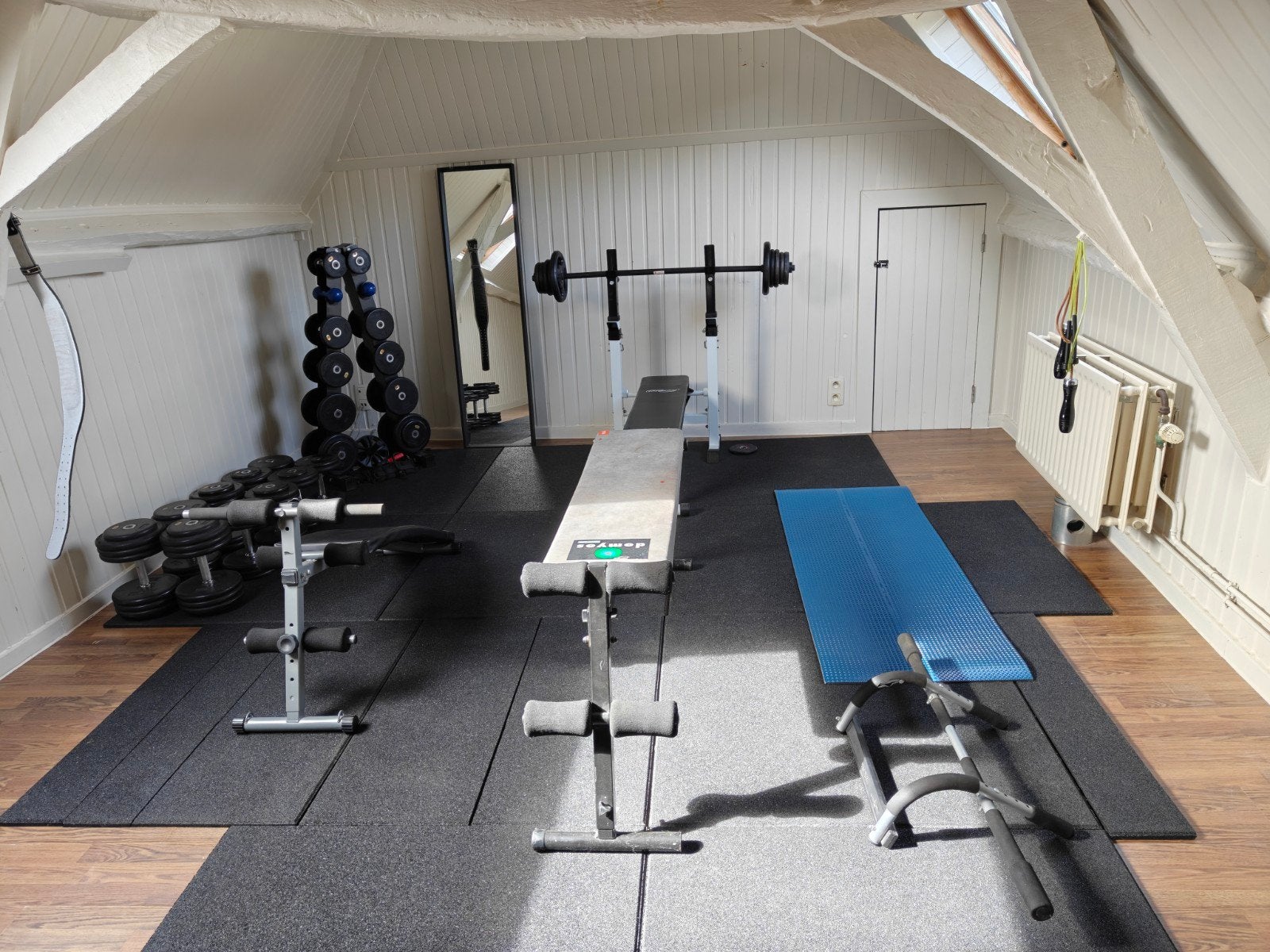 Eigen fitnessruimte - Salle de fitness, Sport en Fitness, Ophalen, Gebruikt, Benen, Overige typen