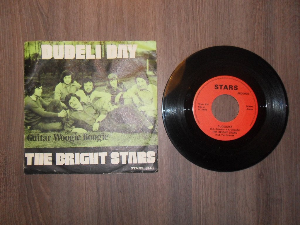 The Bright Stars - Dudeliday, CD & DVD, Vinyles | Néerlandophone, Enlèvement ou Envoi, Utilisé, 7 inch, Pop